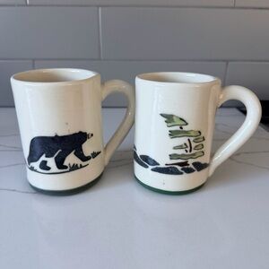 Susan Robertson pottery mugs set of 2